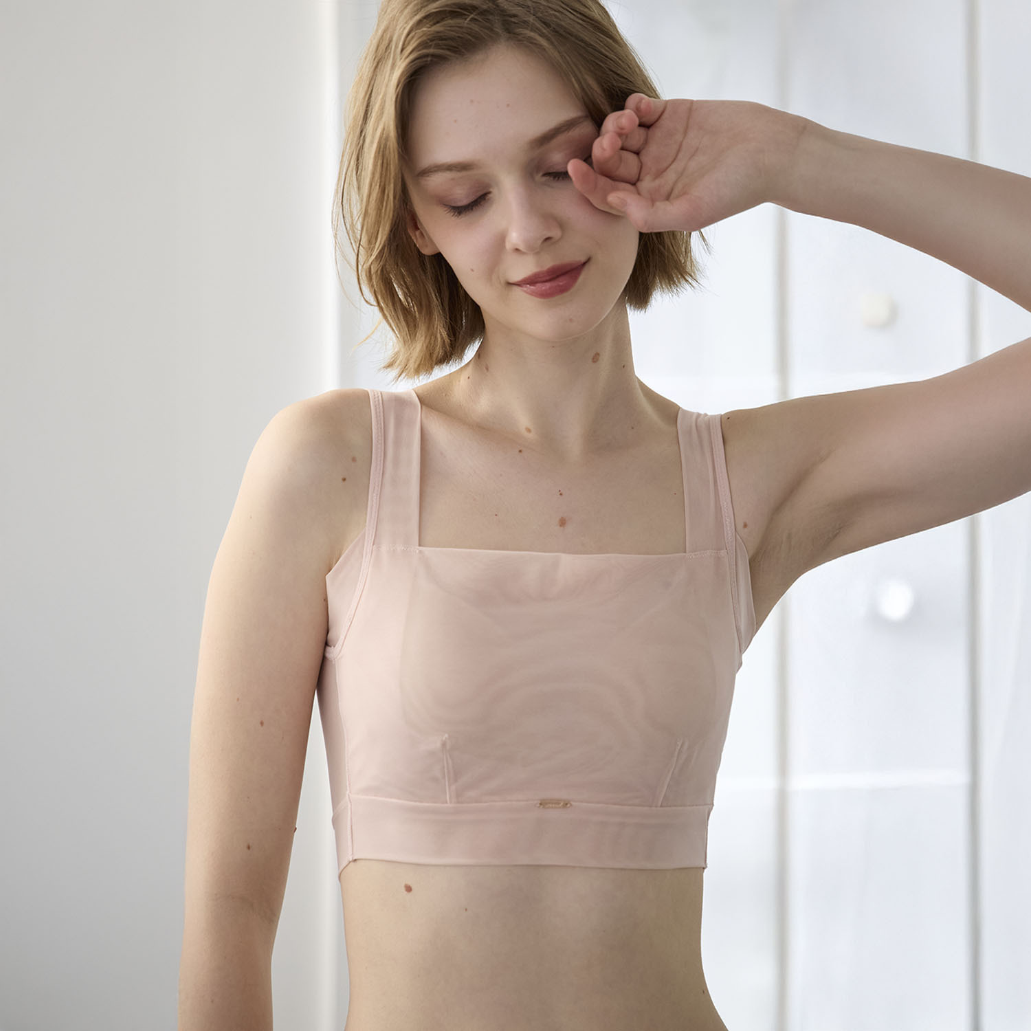 サラコレクション 着ていて気持ちいい 風が通る　ソフトサポート ハーフトップ