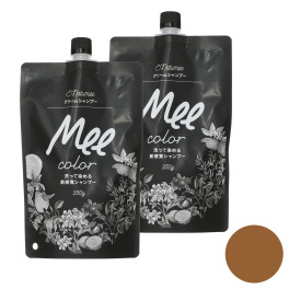 毎日のシャンプーで うるおいツヤ美色髪へ！ 新クリームシャンプー Ｍｅｅカラー デビュー２袋セット