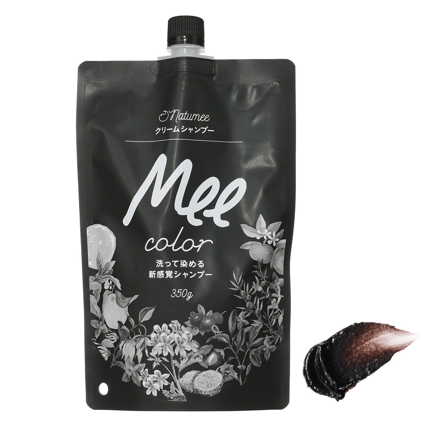 毎日のシャンプーで うるおいツヤ美色髪へ！ クリームシャンプー Ｍｅｅカラー ２袋セット