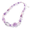 岩崎美智子コレクション アメシスト＆ ローズクォーツ ボリュームネックレス
