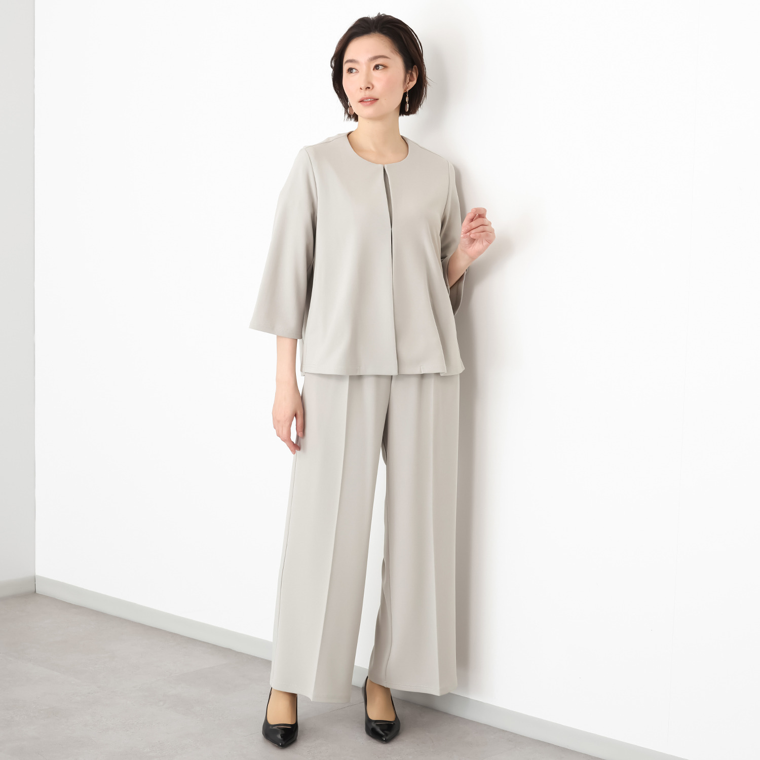 ニュイ のびのび素材 アンサンブル３点セット