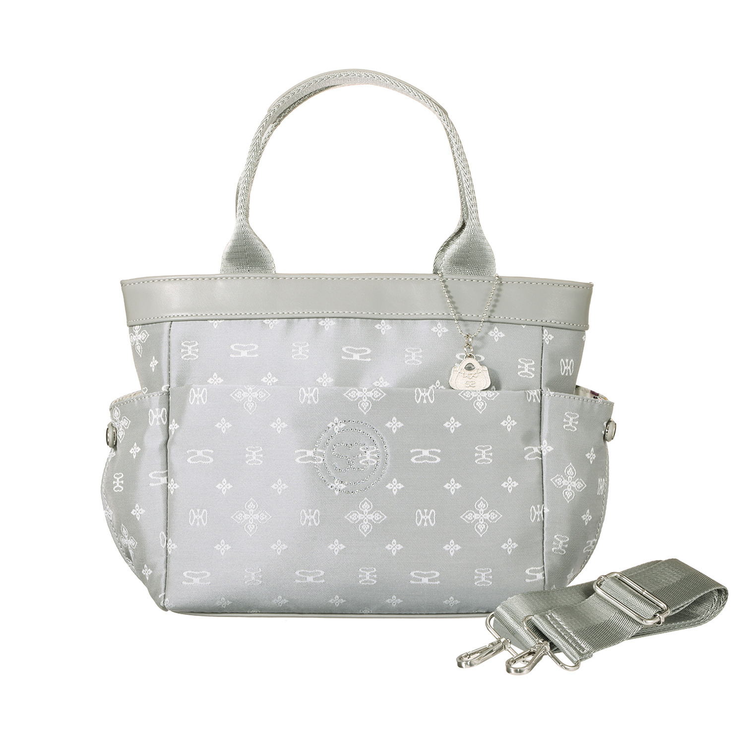 サボイ ポケットいっぱい！ モノグラムジャガード ２ウェイバッグ