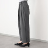 アンブリエ 美ライン ラップ風 ワイドパンツ
