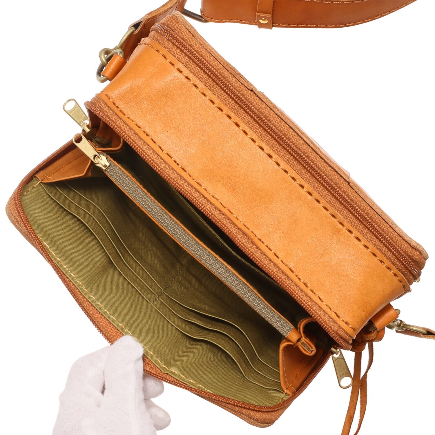 ズッケロ お財布機能付 牛革メッシュ ボックス型 ２ウェイショルダーバッグ