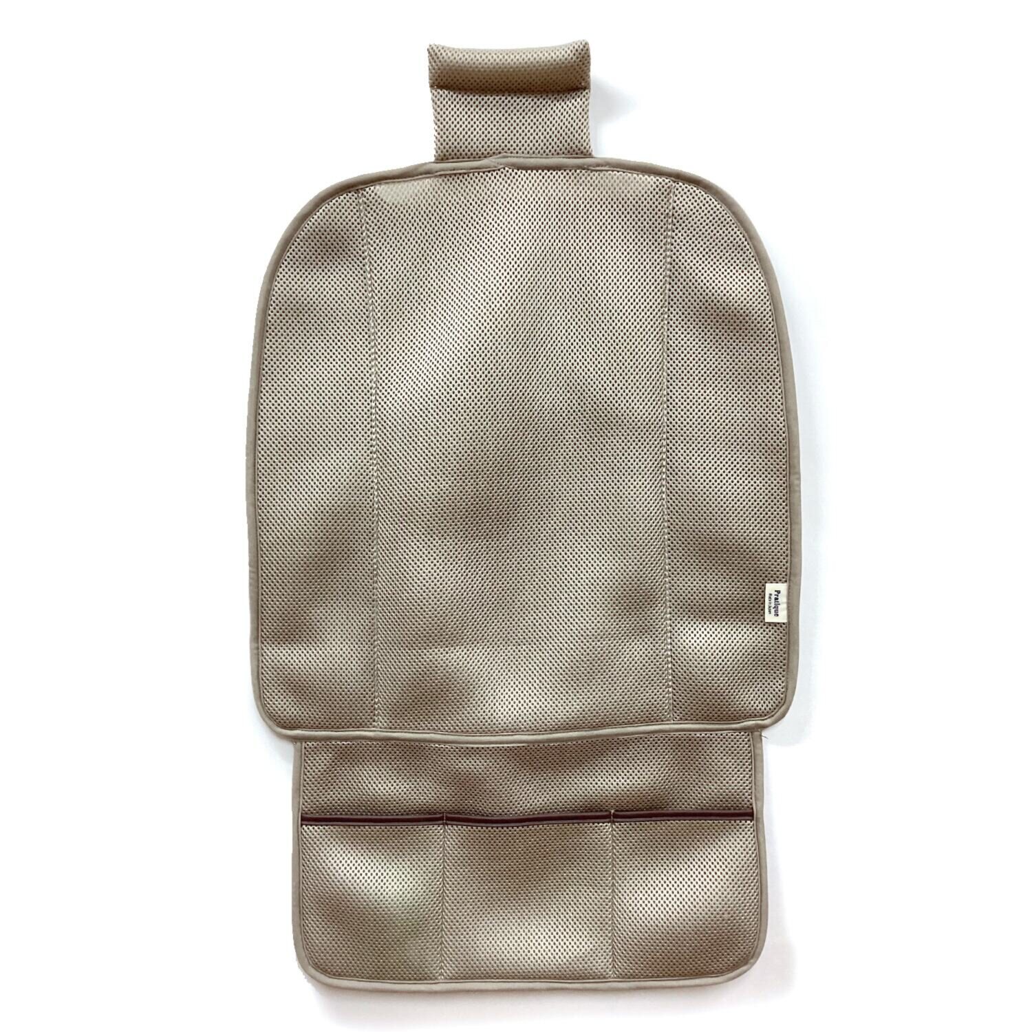 カープラティーク 洗える！ズレにくい！ 手軽に使える 座面だけ カーシートカバー ２枚組