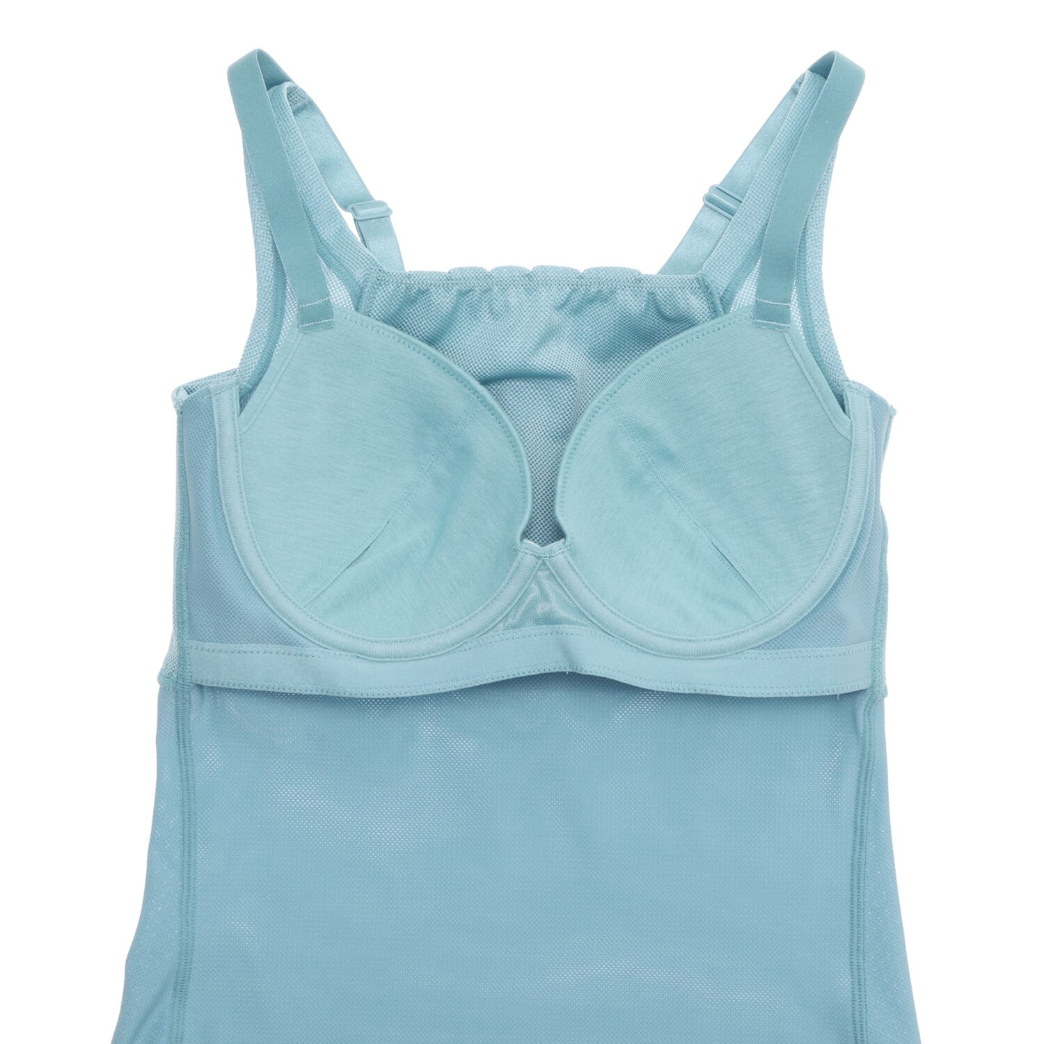 きれいになろう！ 爽やかメッシュ調 ワイヤーで美バストメイク ブラキャミ２枚セット