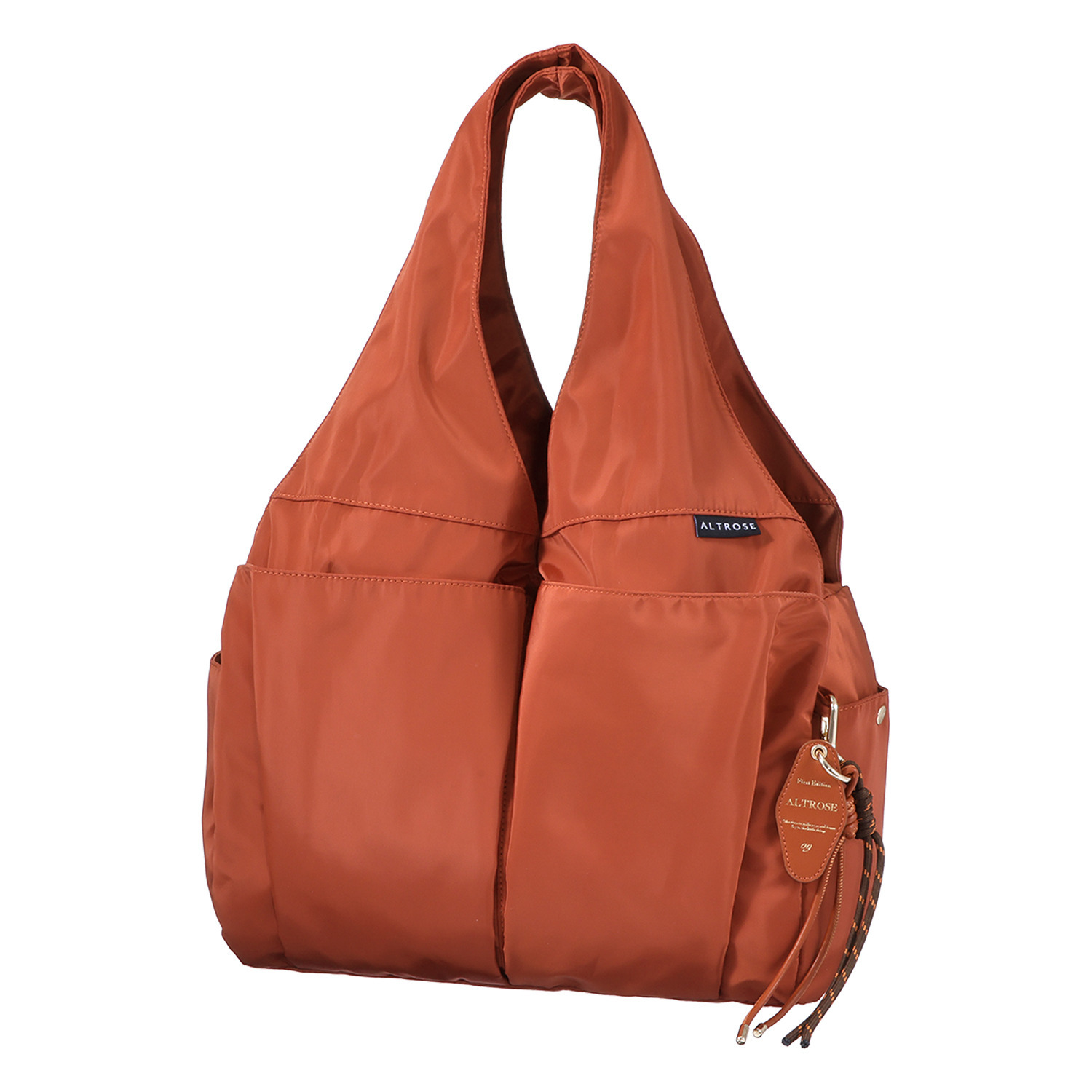 アルトローズ はっ水・軽量 チャーム付 １０ポケットトートバッグ “ティム”