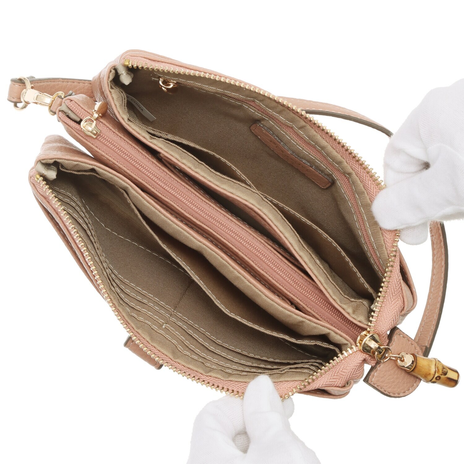 ピソラロ ５層で大容量！ やわらかウォレットバッグ ＜エコバッグＳセット＞