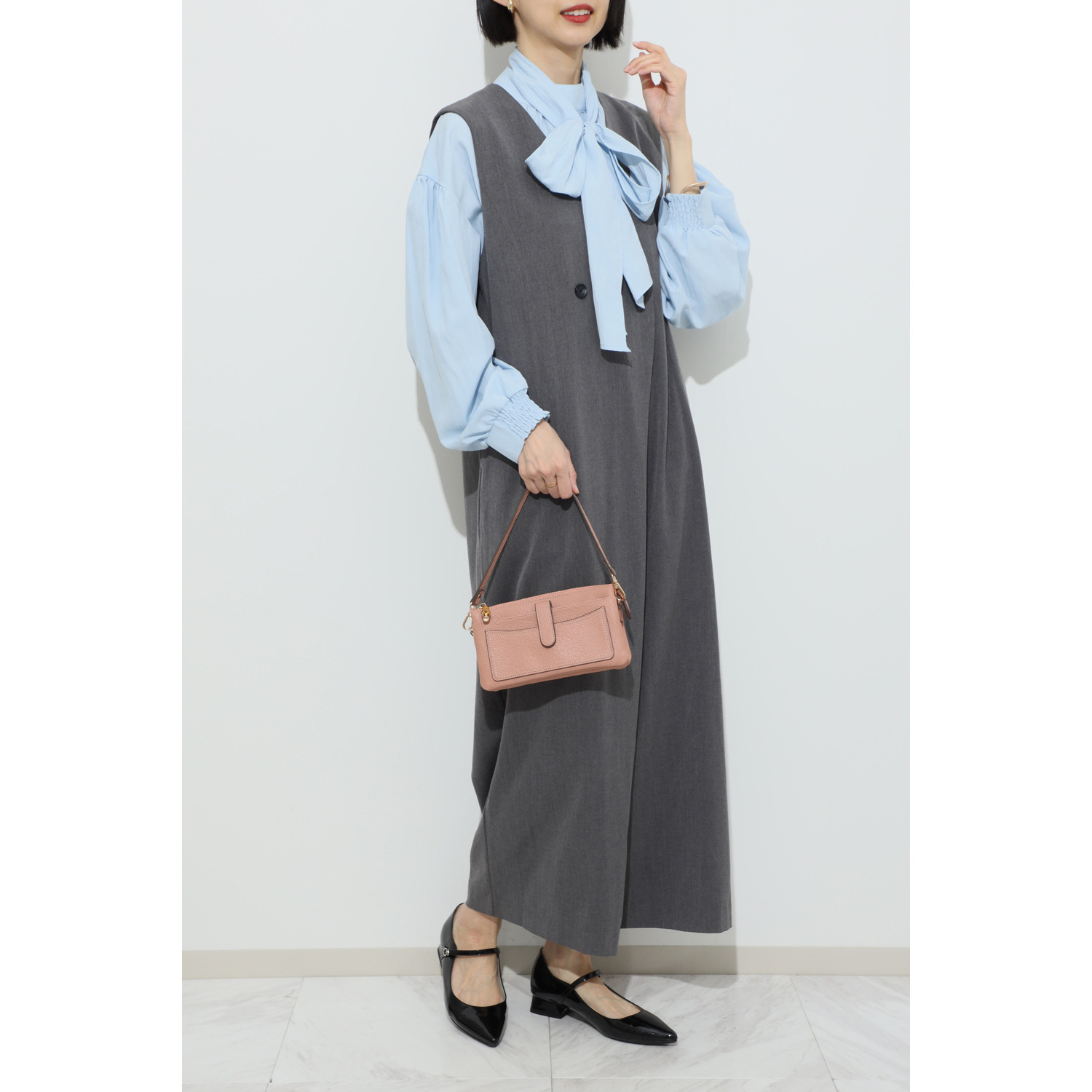 ピソラロ ５層で大容量！ やわらかウォレットバッグ ＜エコバッグＳセット＞