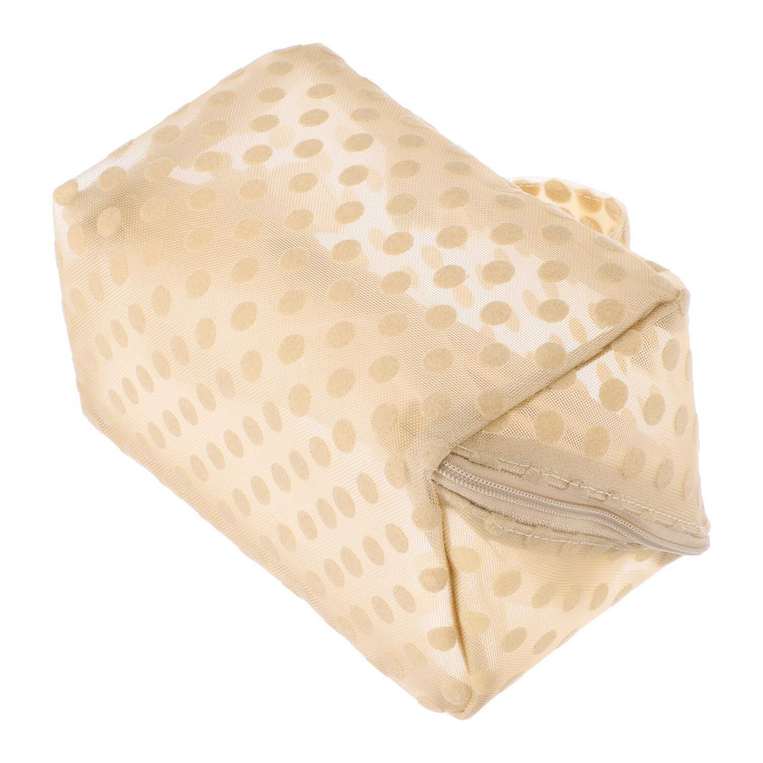 ピソラロ 軽く大容量！ ドット柄 メッシュポーチ４点セット