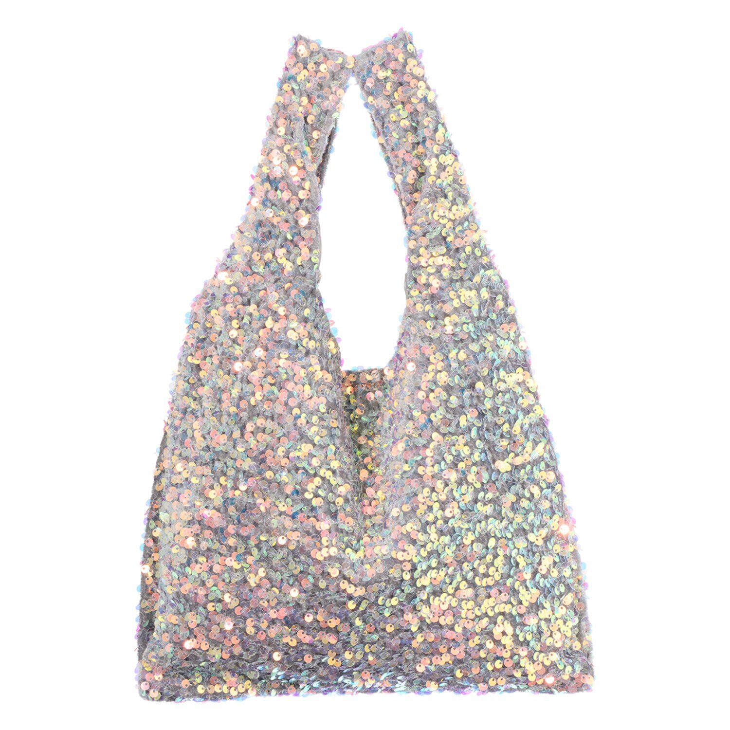 ピソラロ スパンコール ミニトートバッグ