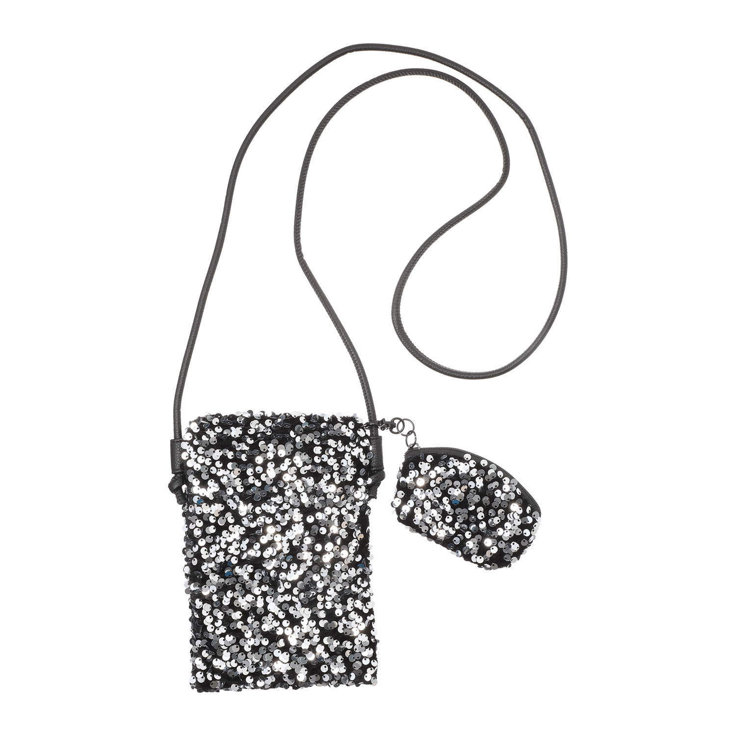 ピソラロ スパンコール スマホポシェット