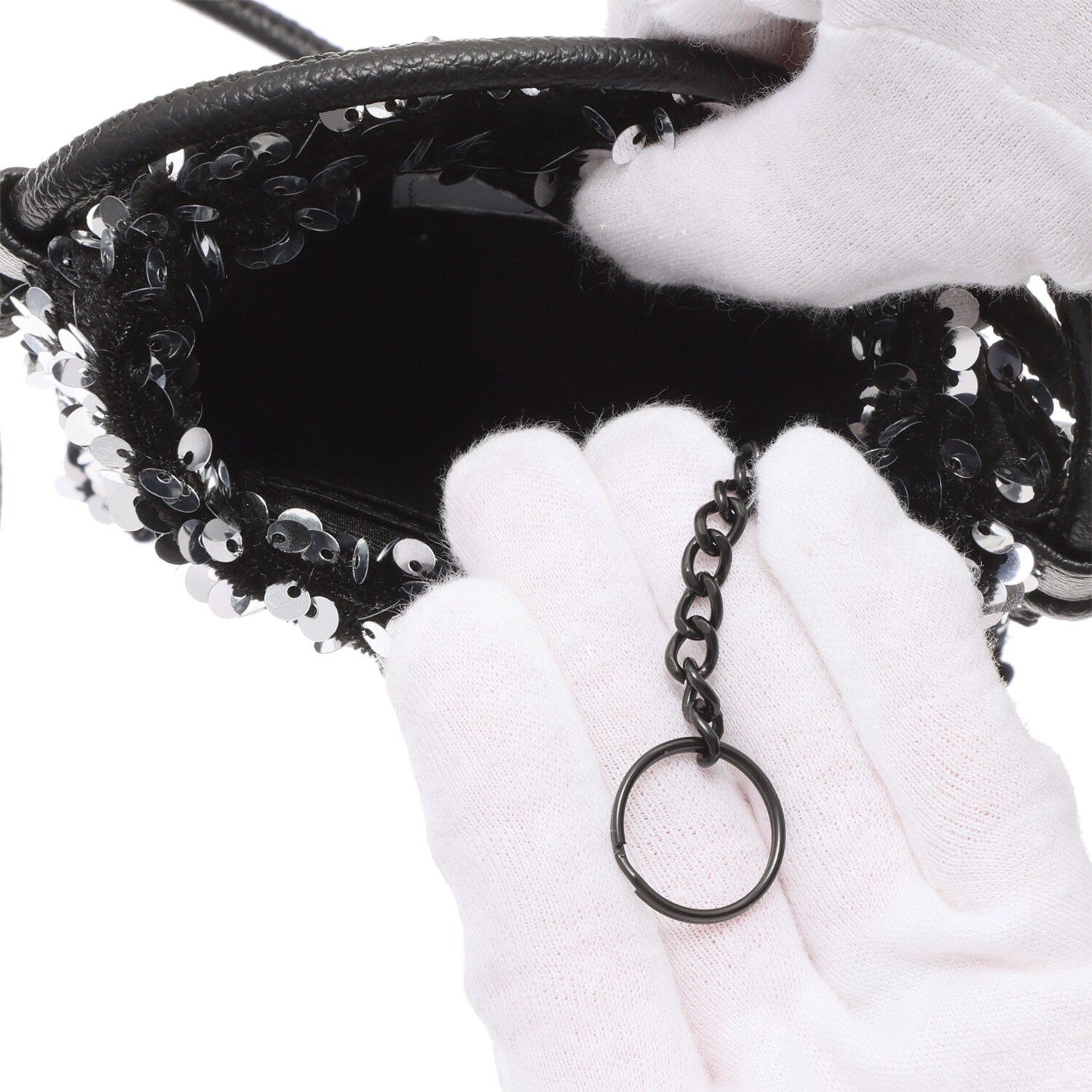 ピソラロ スパンコール スマホポシェット