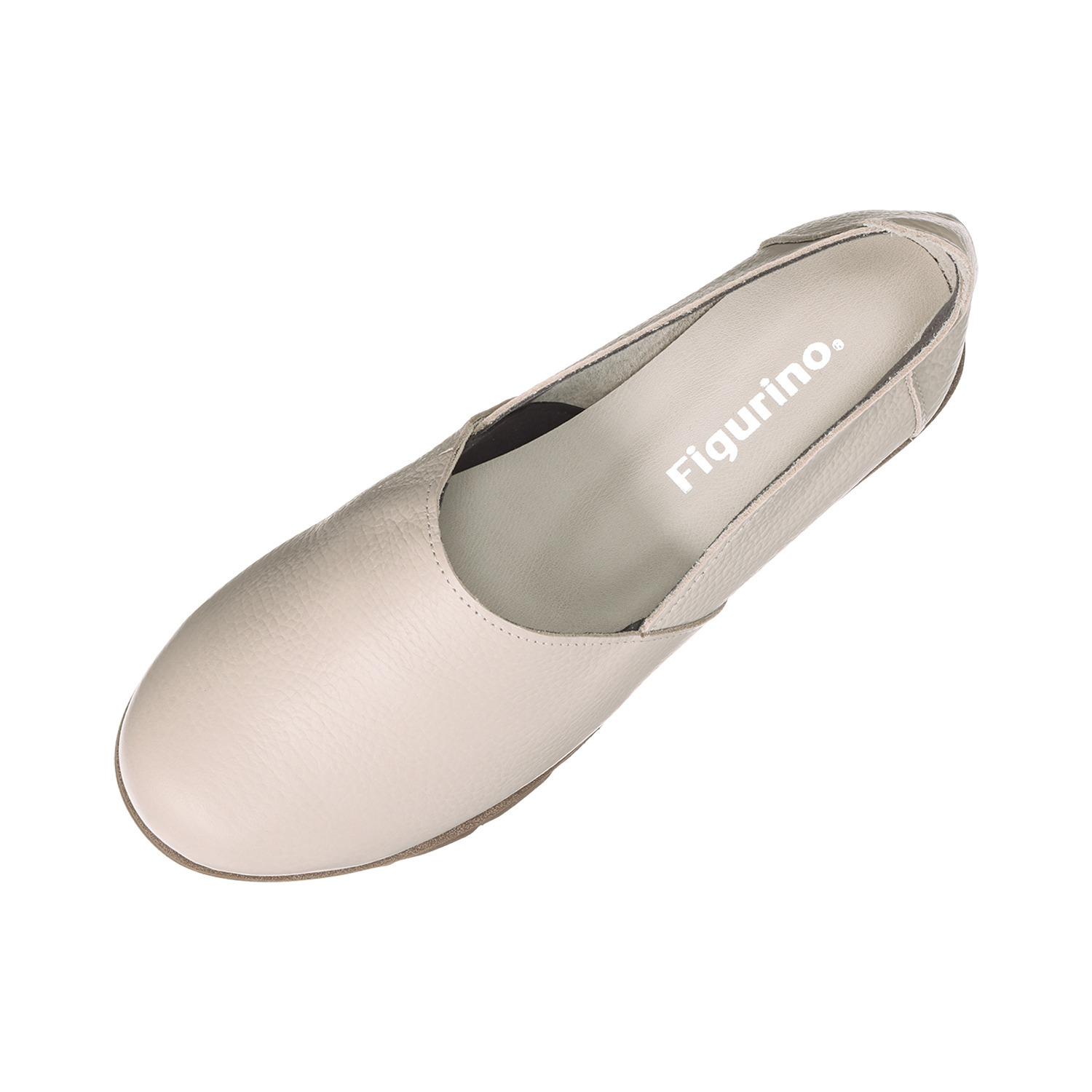 フィグリーノ 日本製　はっ水牛革 柔らか仕立て　超軽量 ラウンドトゥ　リラックス ウエッジソールシューズ