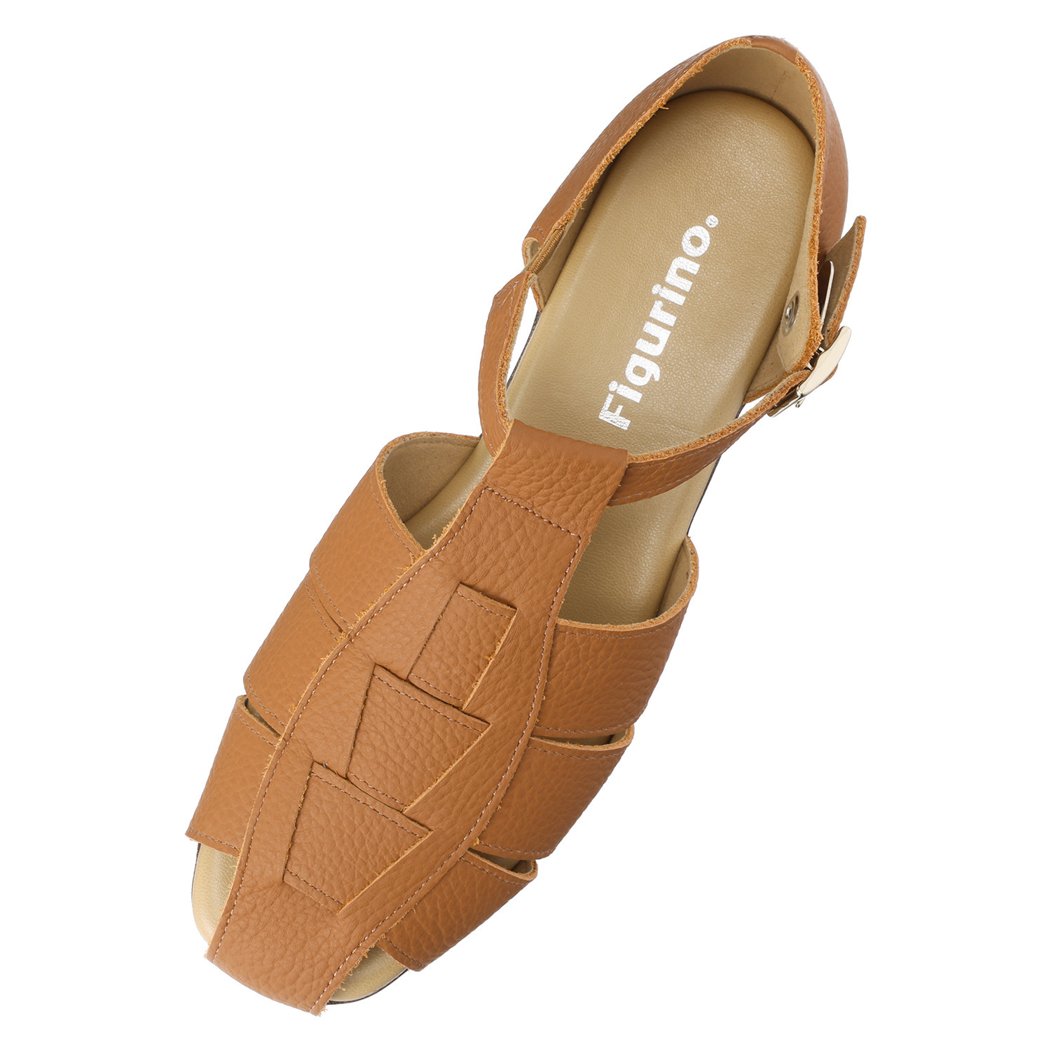 フィグリーノ 日本製　はっ水牛革 柔らか仕立て　超軽量 リラックスグルカサンダル