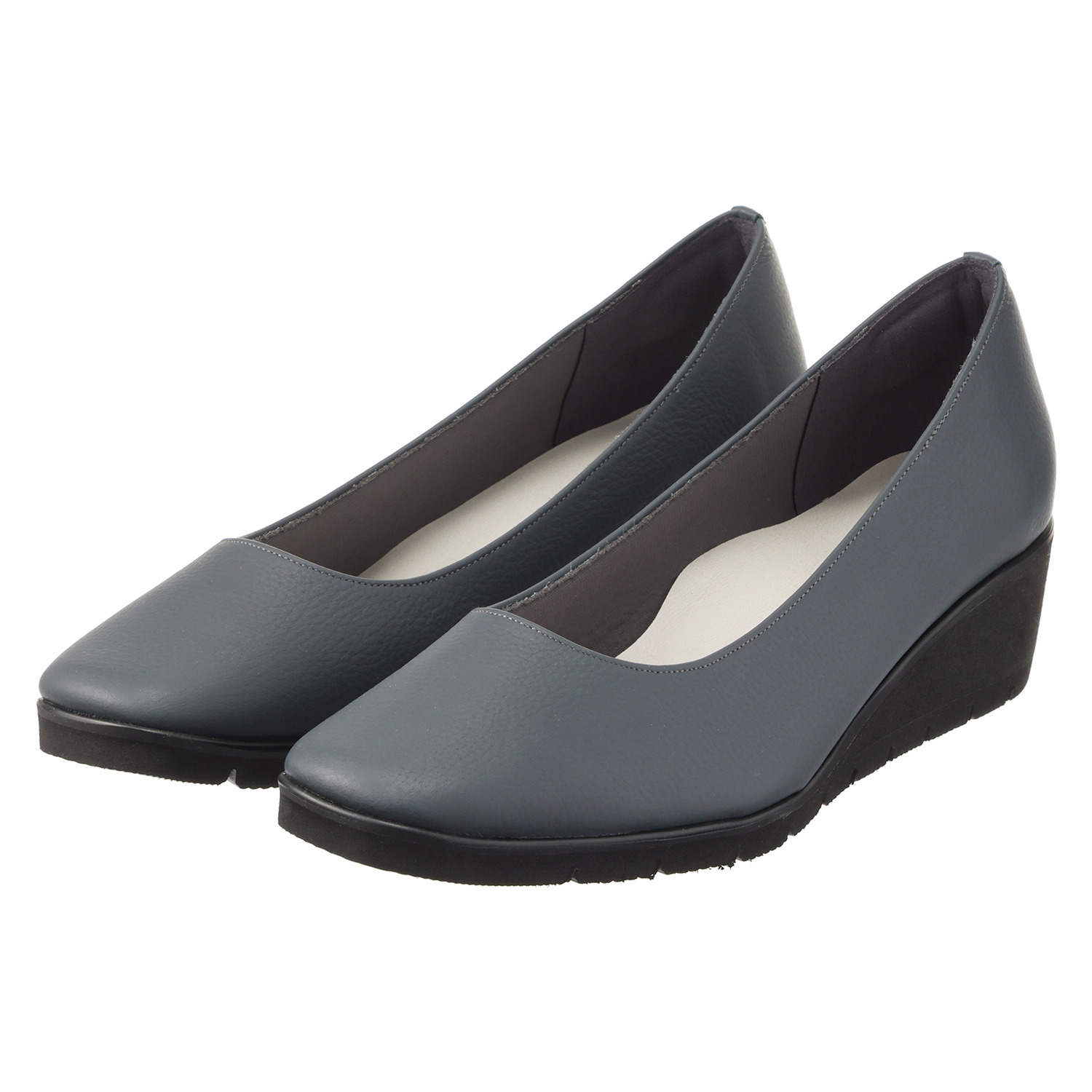 フィグリーノ 日本製　はっ水牛革 柔らか仕立て　超軽量 リラックスパンプス