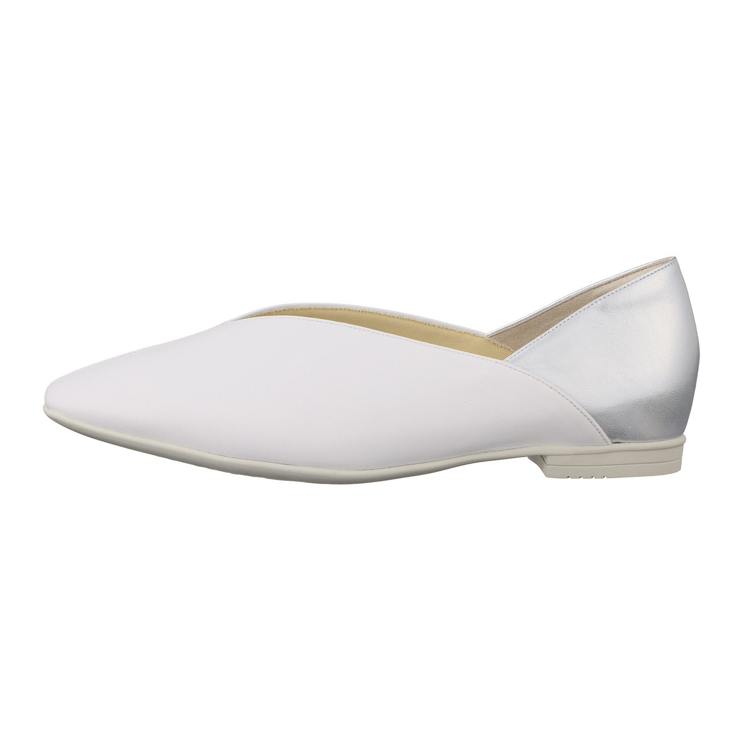 マイレ 日本製 はっ水カーフ Ｖカットパンプス