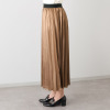 パルムミミ ヴィンテージ調サテン シャイニー素材 プリーツスカート