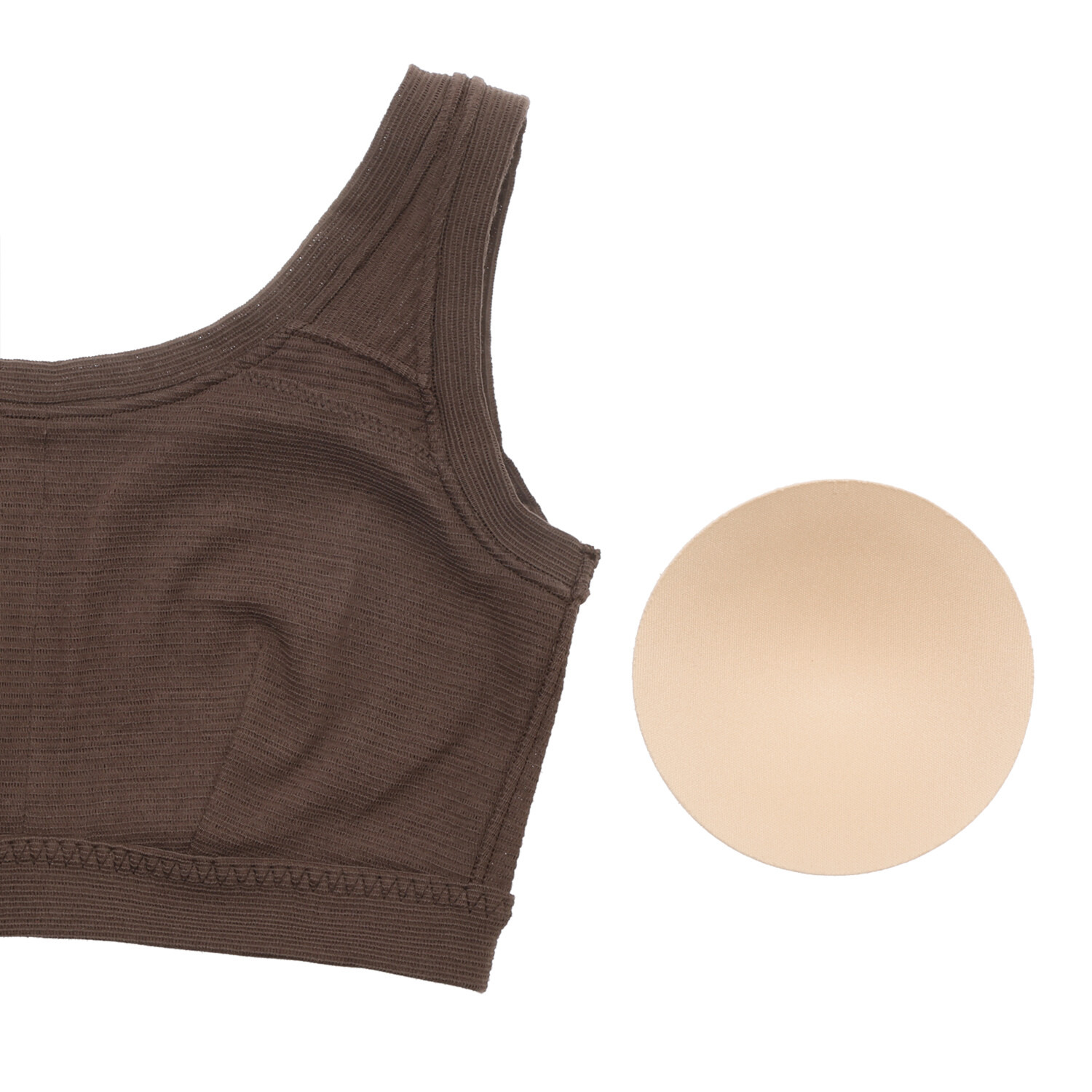 丸福ガーゼ 吸水速乾・抗菌防臭 オーガニックコットン混 ノンワイヤーブラ ２枚セット