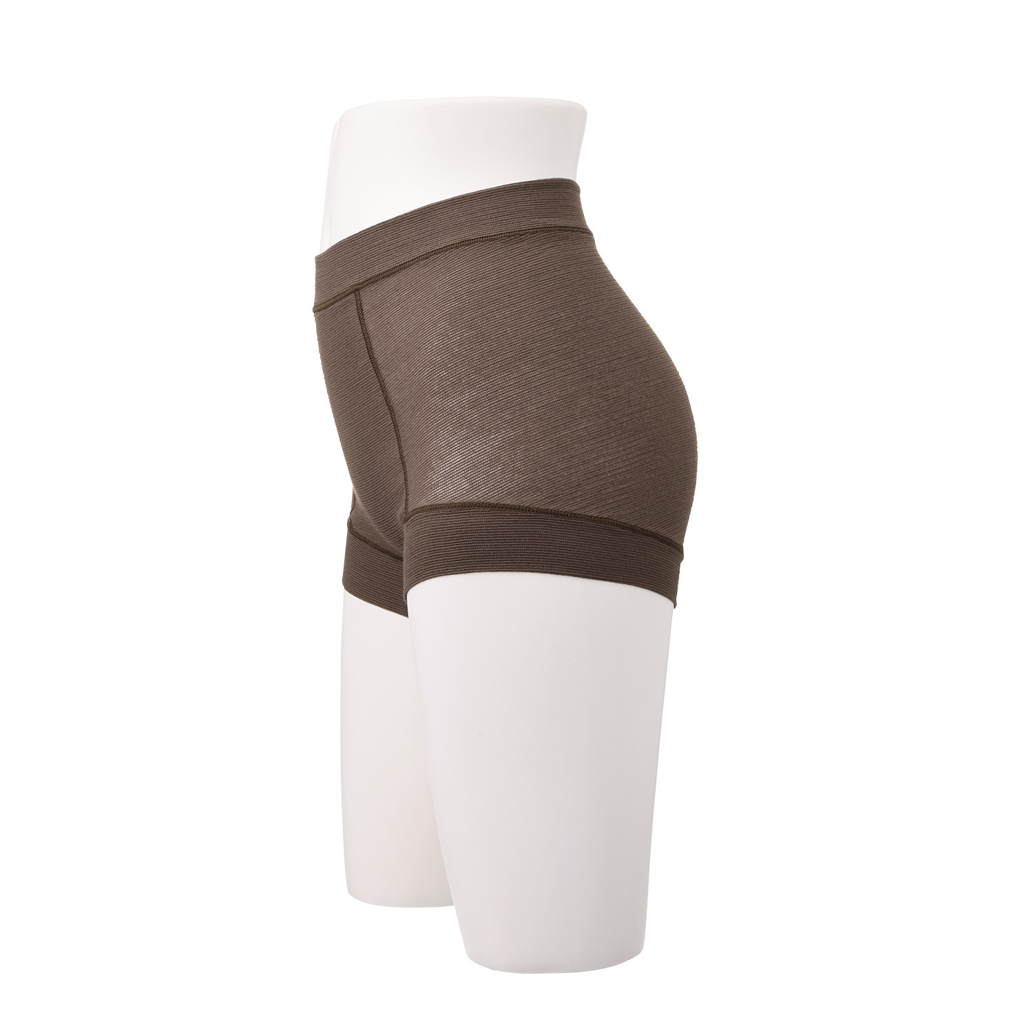 丸福ガーゼ 吸水速乾・抗菌防臭 オーガニックコットン混 極上らくちん 一分丈ショーツ２枚セット