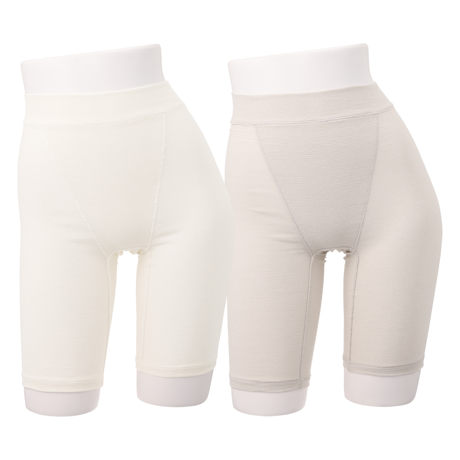 丸福ガーゼ 吸水速乾・抗菌防臭 オーガニックコットン混 三分丈ショーツ２枚セット