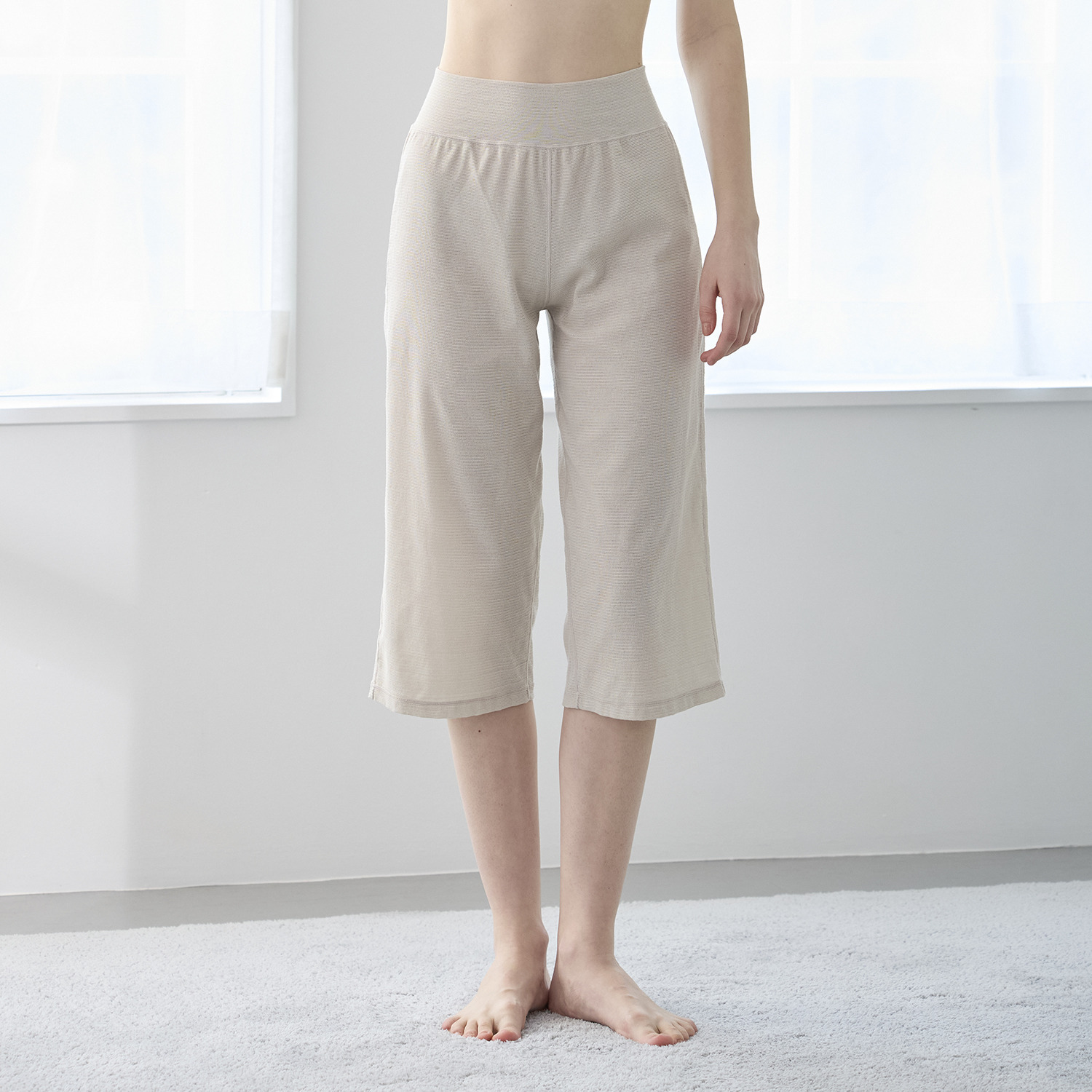 丸福ガーゼ 吸水速乾・抗菌防臭 オーガニックコットン混 ステテコボトム