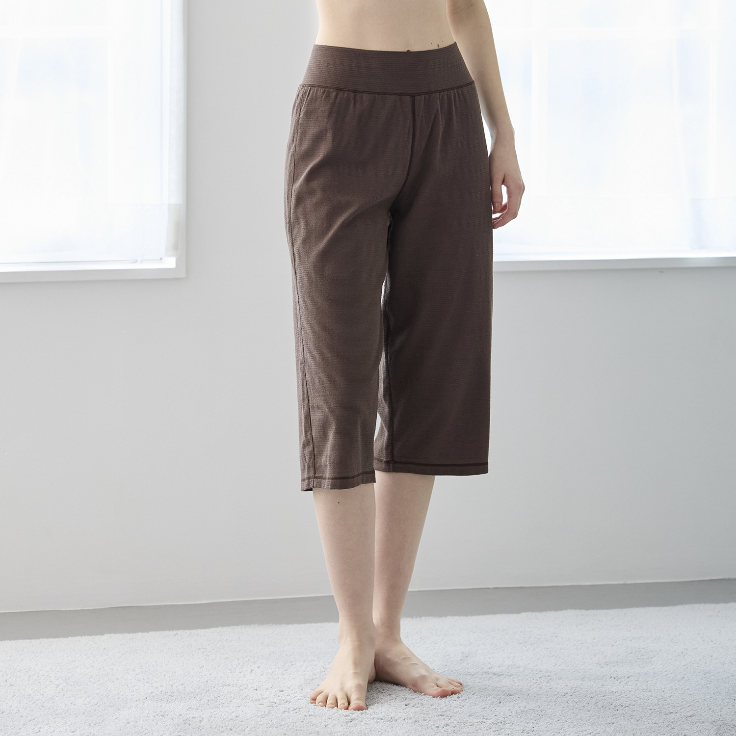 丸福ガーゼ 吸水速乾・抗菌防臭 オーガニックコットン混 ステテコボトム