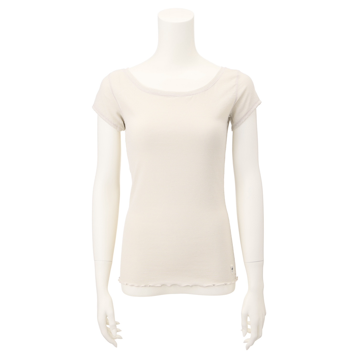 丸福ガーゼ 吸水速乾・抗菌防臭 オーガニックコットン混 フレンチスリーブインナー