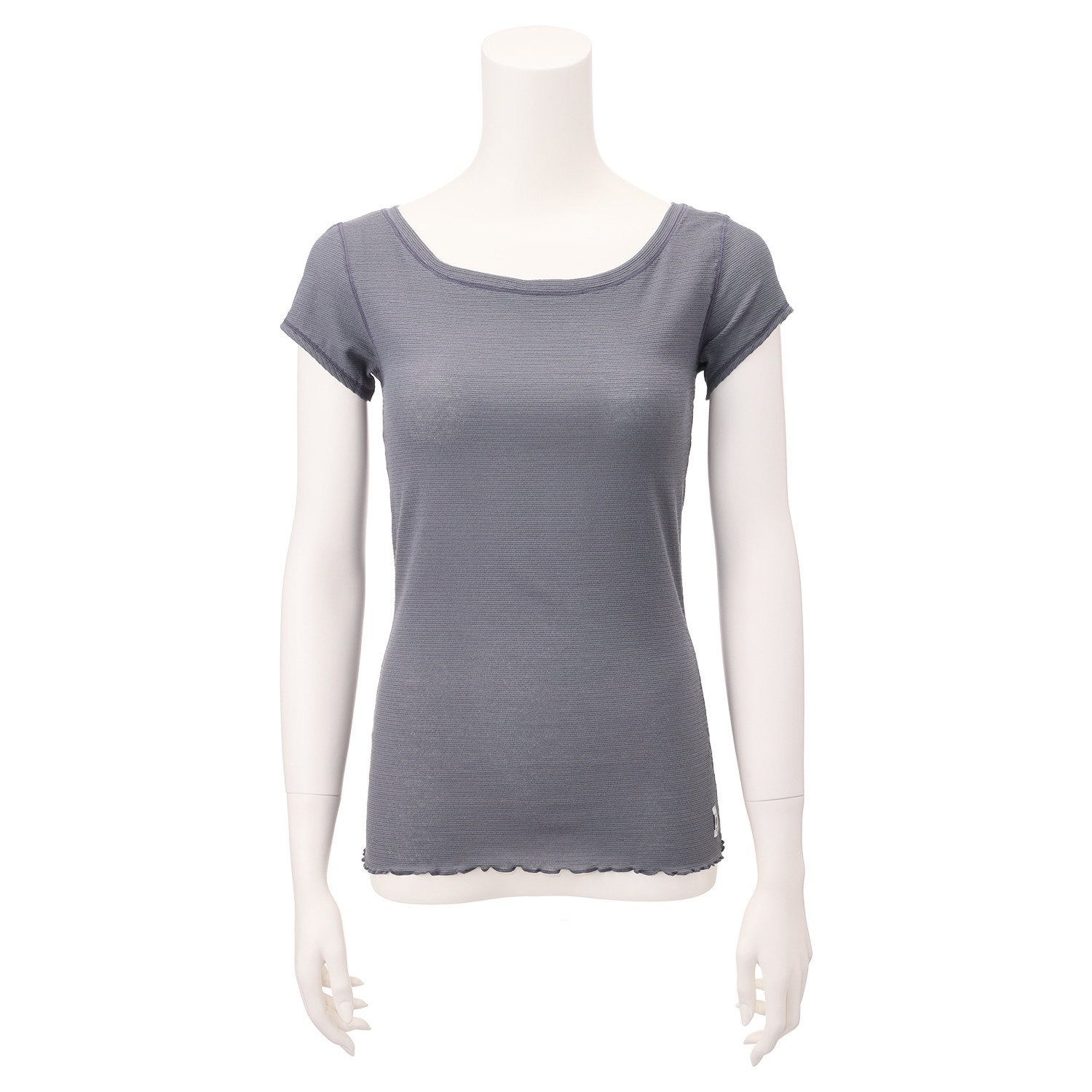 丸福ガーゼ 吸水速乾・抗菌防臭 オーガニックコットン混 フレンチスリーブインナー