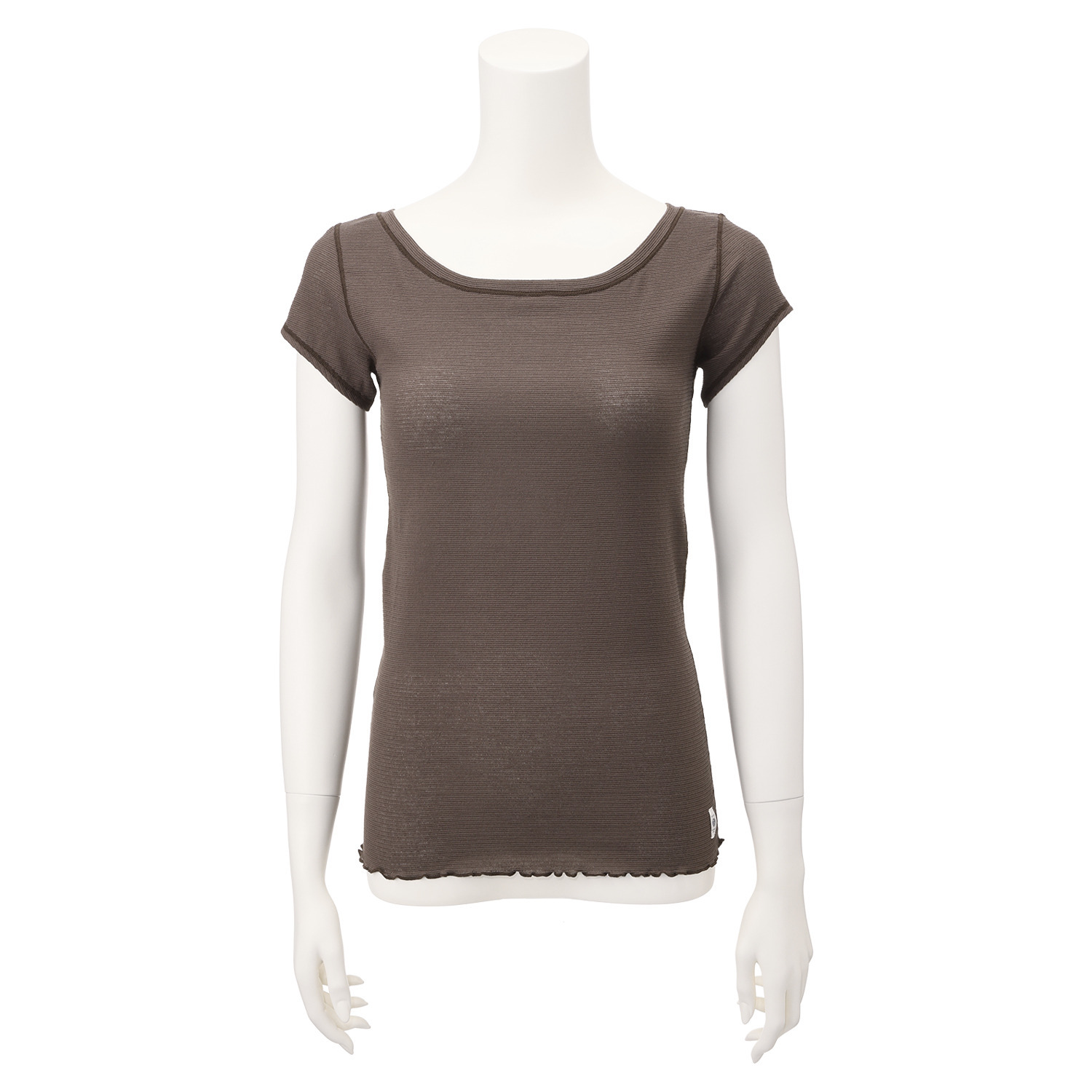 丸福ガーゼ 吸水速乾・抗菌防臭 オーガニックコットン混 フレンチスリーブインナー