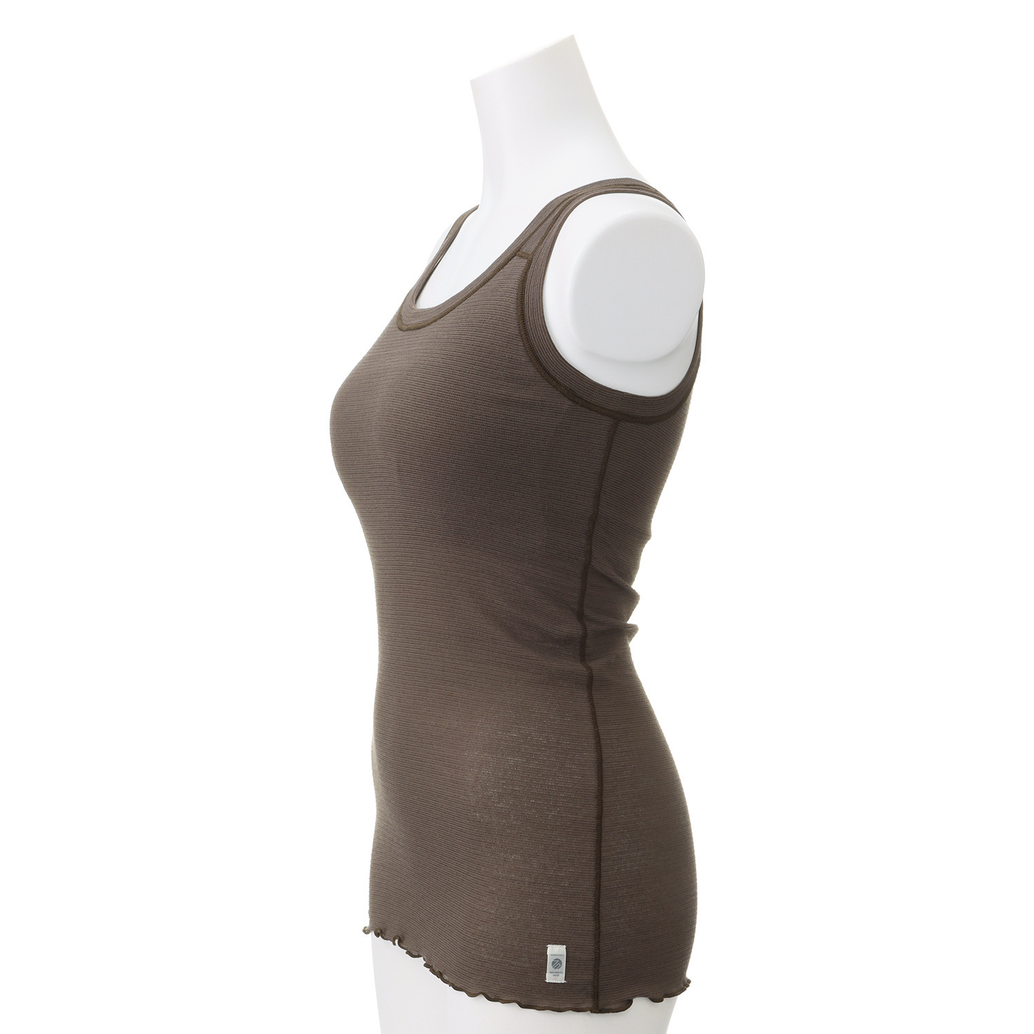 丸福ガーゼ 吸水速乾・抗菌防臭 オーガニックコットン混 カップ付タンクトップ ２枚セット