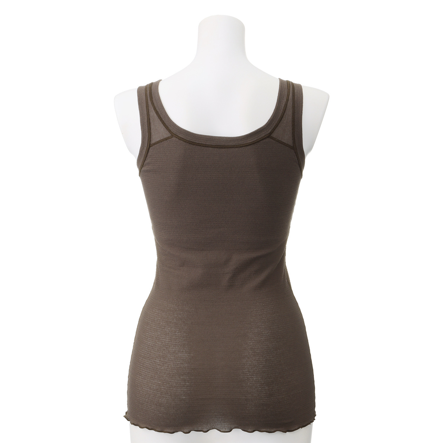 丸福ガーゼ 吸水速乾・抗菌防臭 オーガニックコットン混 カップ付タンクトップ ２枚セット