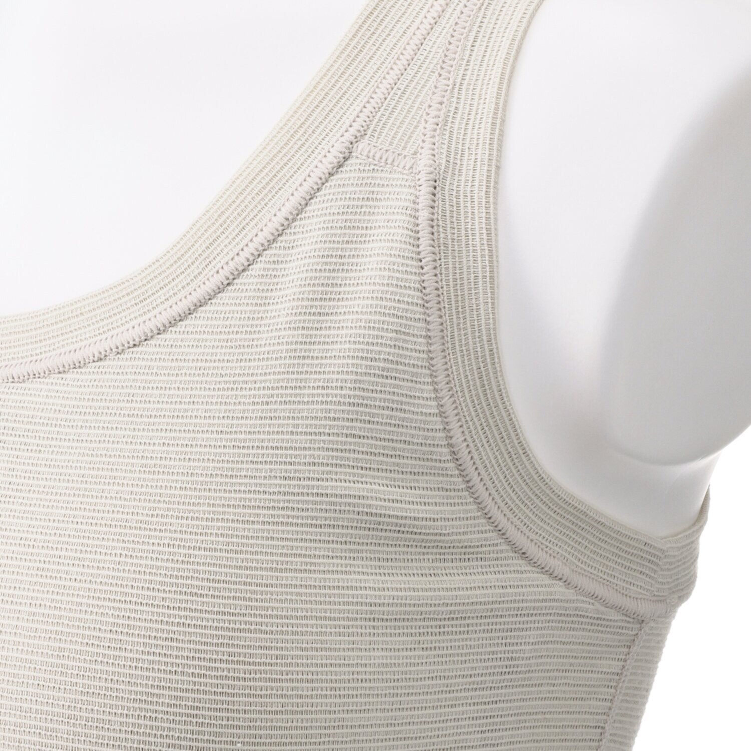 丸福ガーゼ 吸水速乾・抗菌防臭 オーガニックコットン混 カップ付タンクトップ ２枚セット