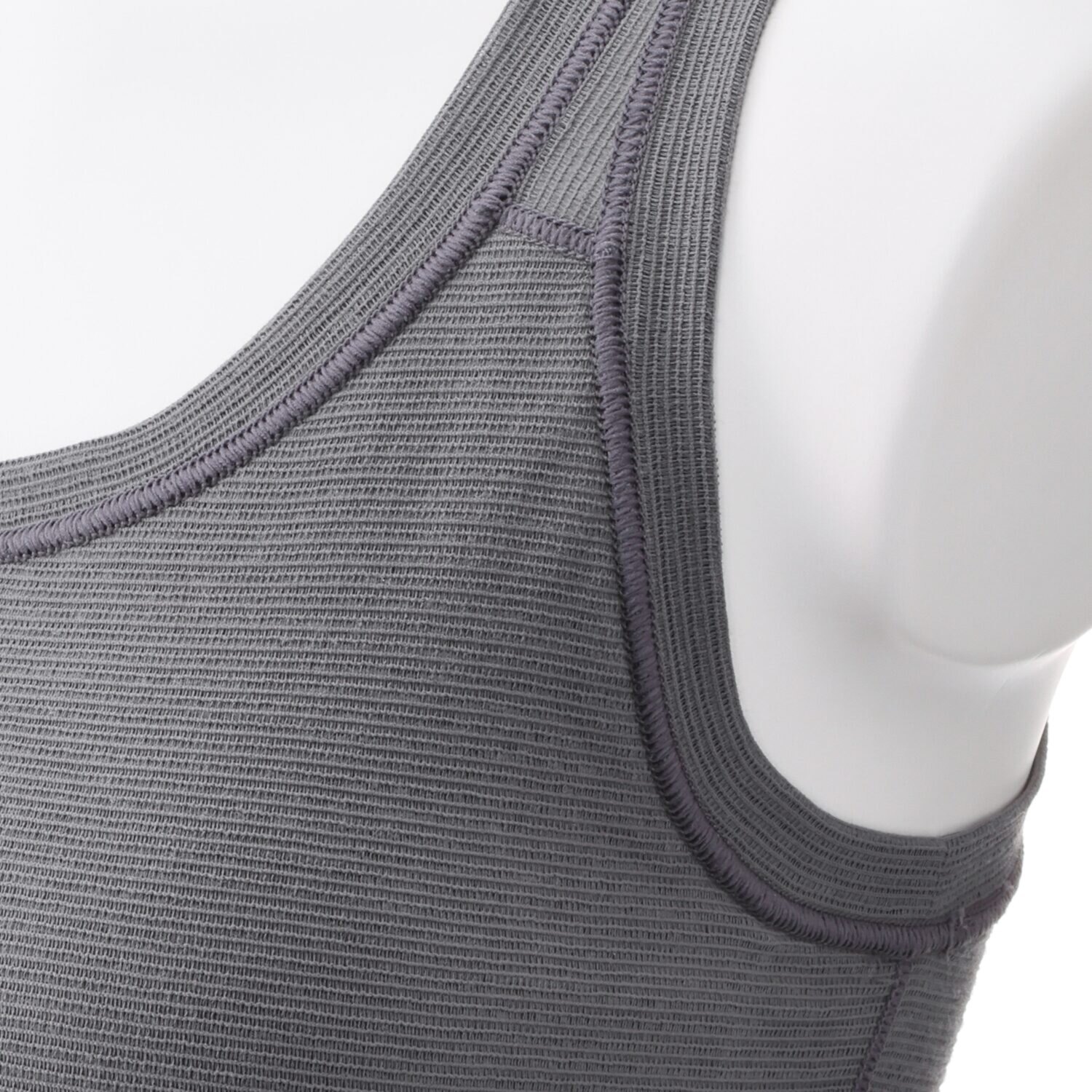 丸福ガーゼ 吸水速乾・抗菌防臭 オーガニックコットン混 カップ付タンクトップ ２枚セット