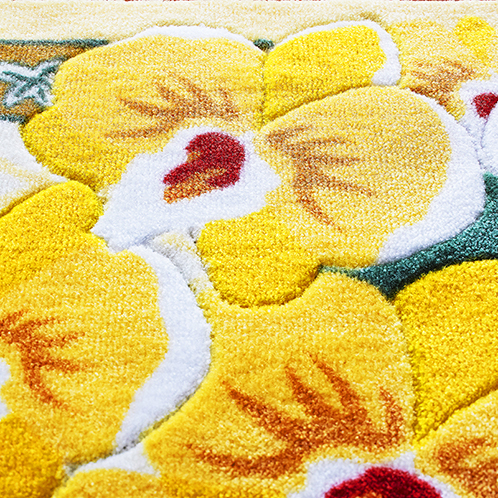 幸せの黄色い 玄関マット ＜大サイズ＞