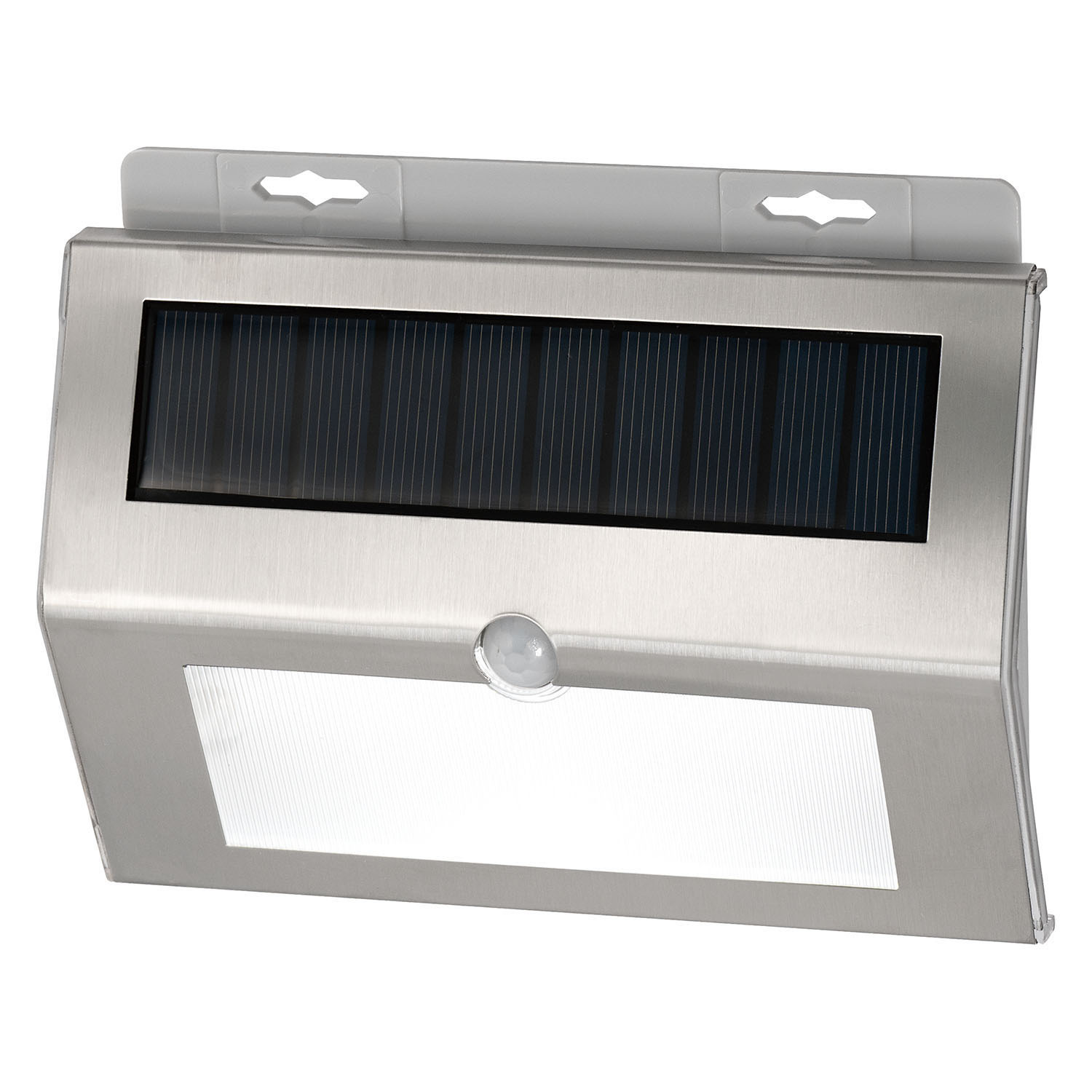 エルパ 薄型ステンレスボディ ソーラー式ＬＥＤセンサー ウォールライト２個＆ 耐候性結束バンド 特別セット