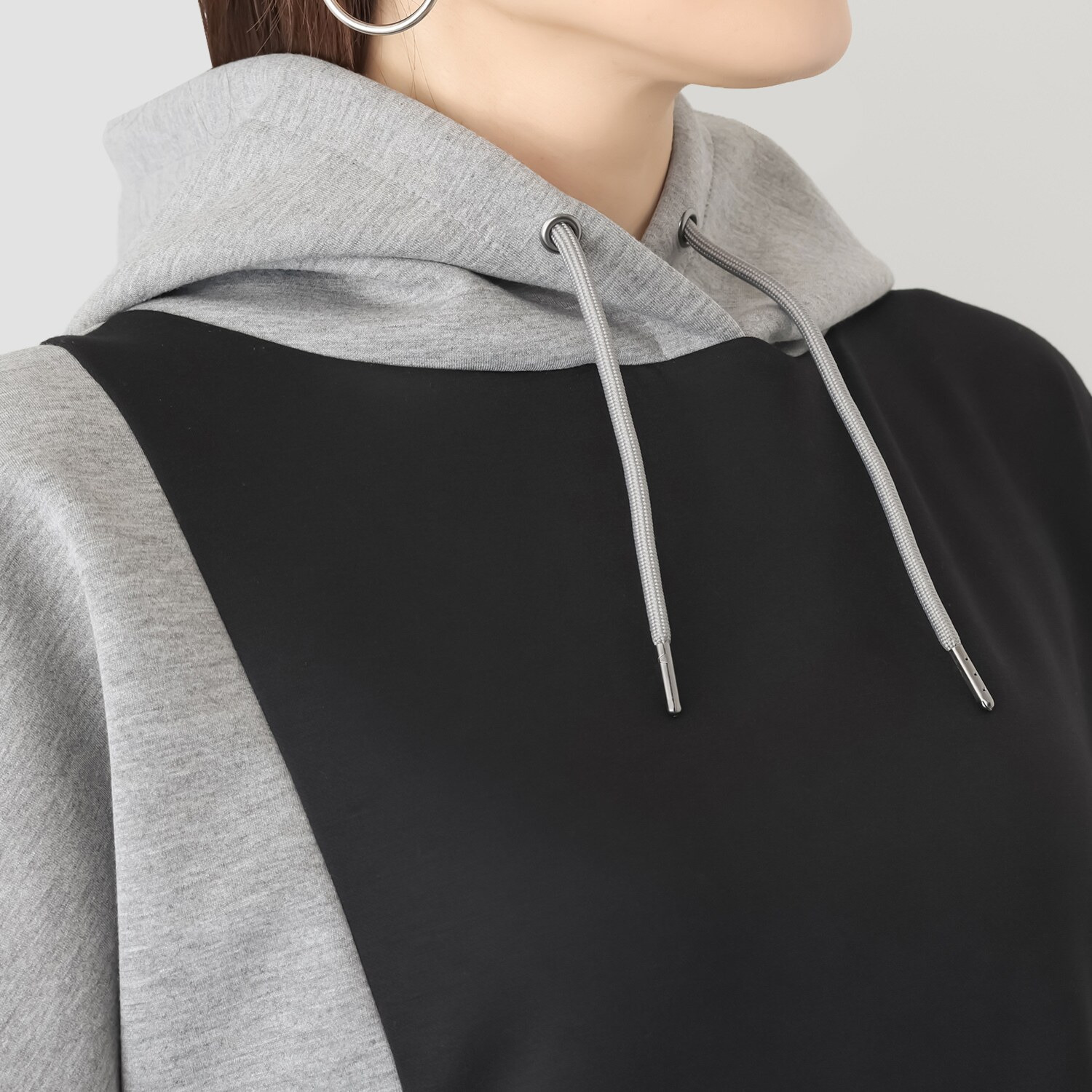 ヨウゾウカタブキ ヘムフーディー チュニックプルオーバー