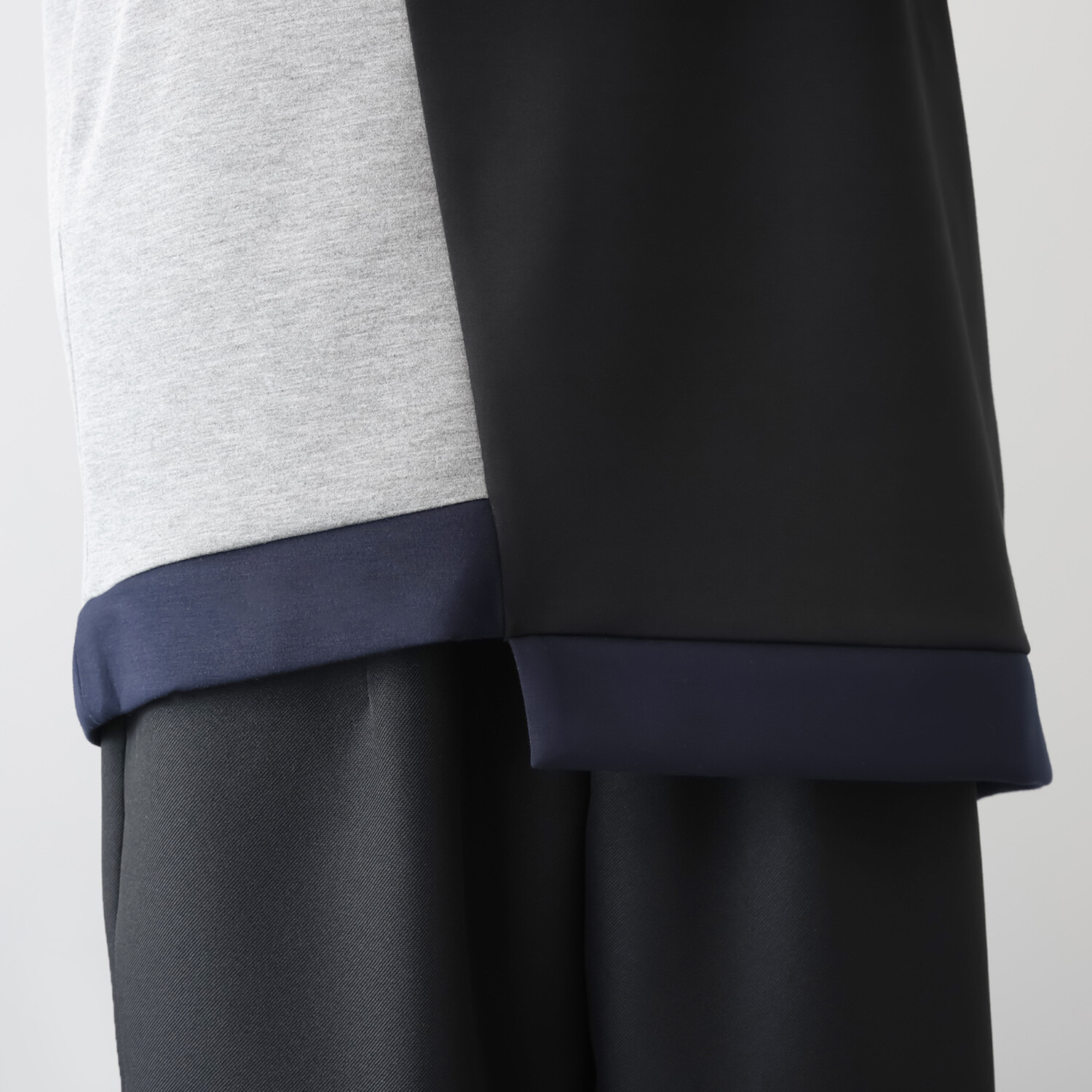 ヨウゾウカタブキ ヘムフーディー チュニックプルオーバー