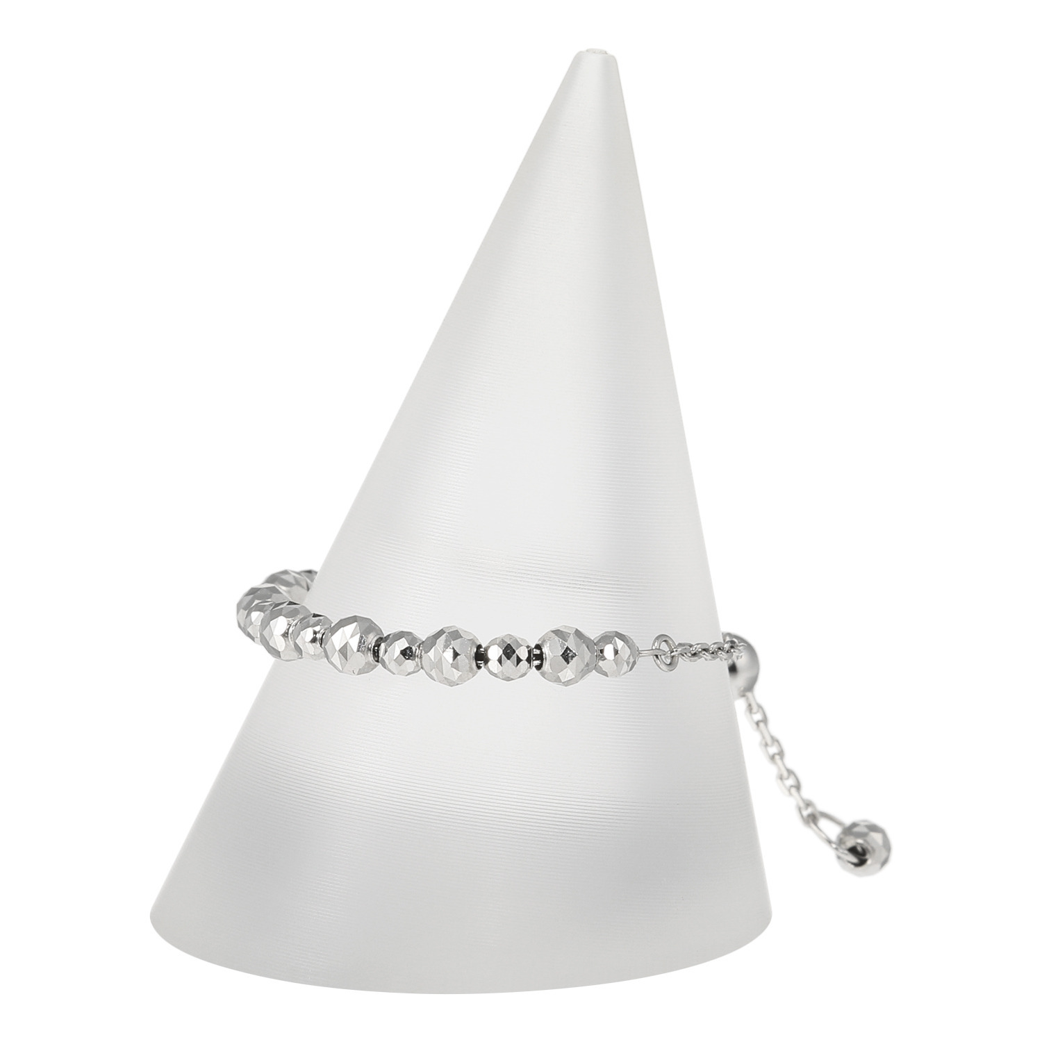 プレシアプラチナ プラチナ８５０ ダイヤモンドカットパーツ スライドチェーンリング