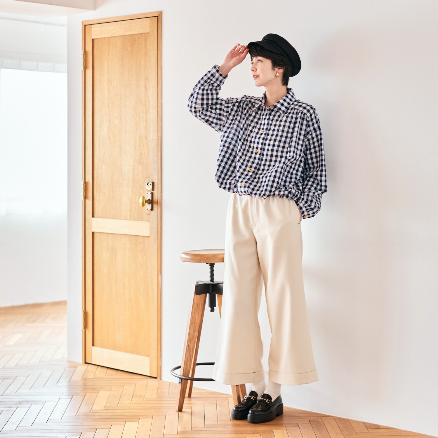 ハヤマ　ブリーズ ワイドパンツ