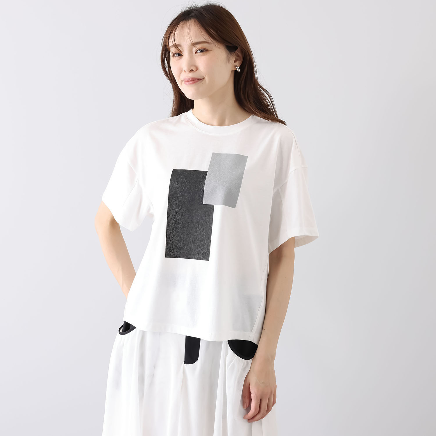 ヨウゾウカタブキ クラックプリント Ｔシャツ