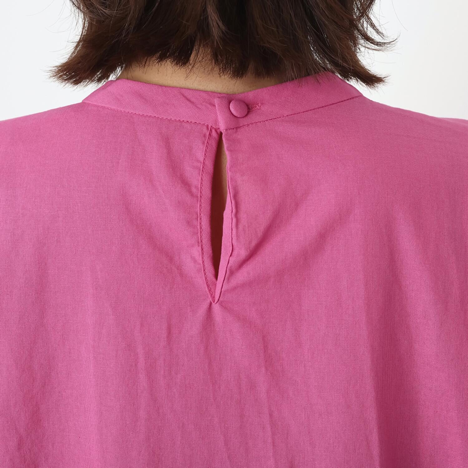 プーカ コットンリネン バルーンスリーブ ワンピース