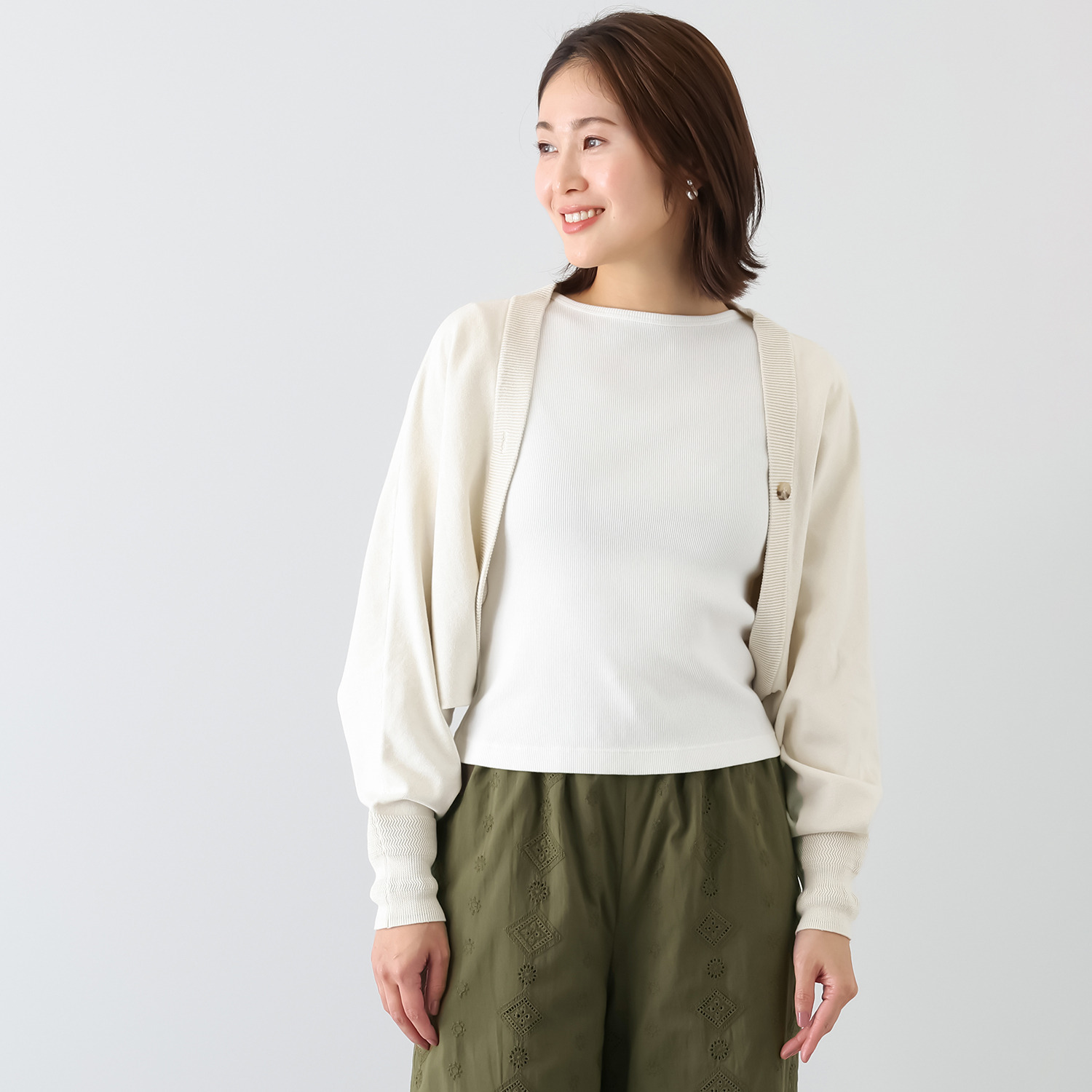 プーカ 接触冷感・ＵＶカット 吸水速乾 万能ニットボレロ