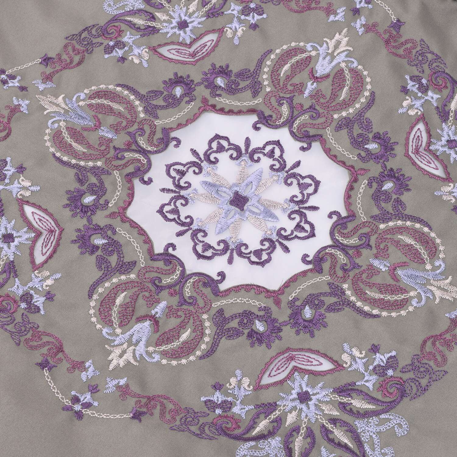 シノワズリーモダン 防水・はっ水 ツインプロテクト ダマスク カットワーク刺しゅう アートトートバッグ