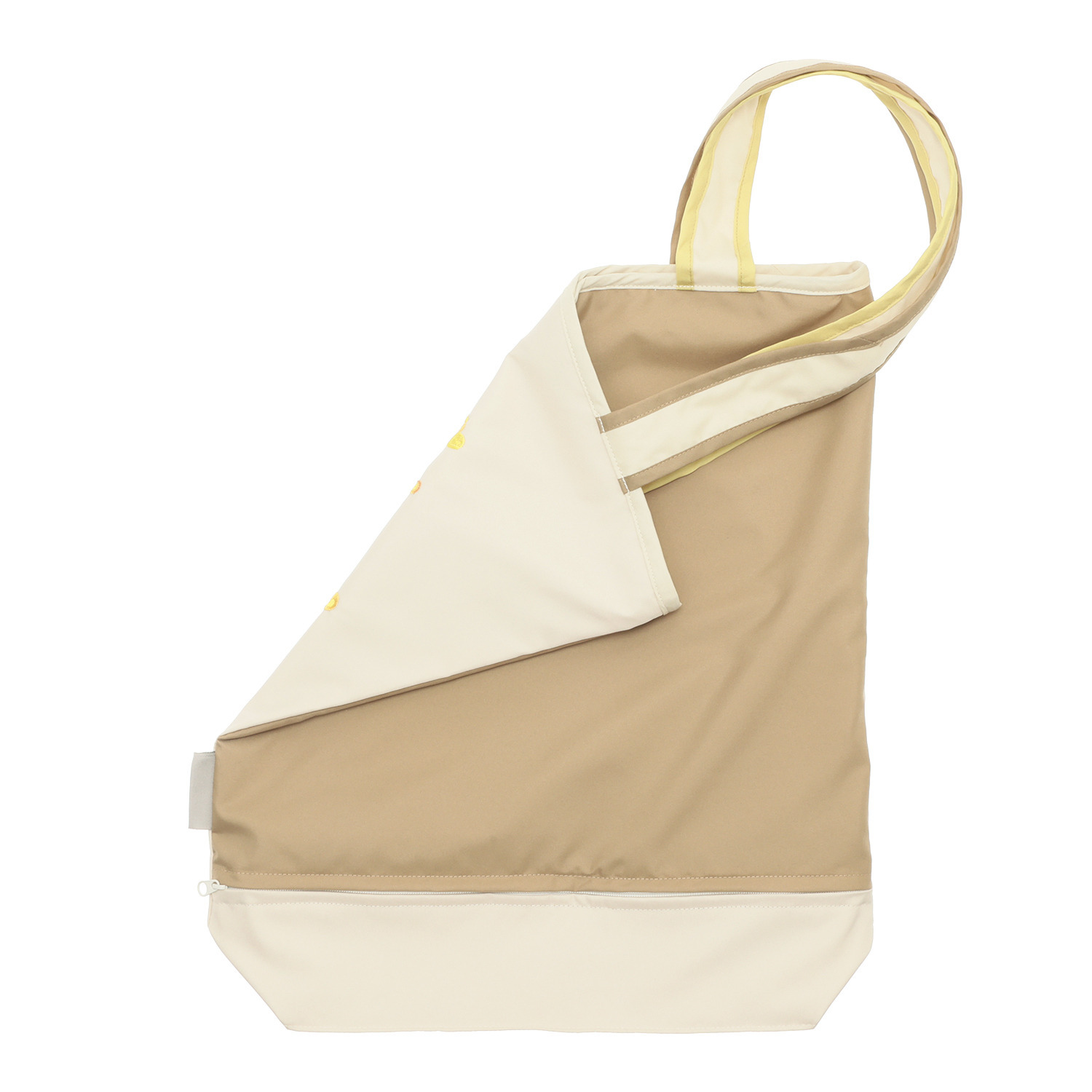 シノワズリーモダン 防水・はっ水 ツインプロテクト ミモザ刺しゅう アートトートバッグ