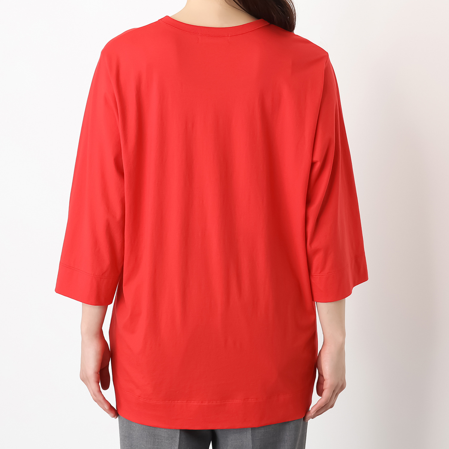 エイガールズ スビン綿混 ＬＯＴＵＳ　ＨＡＮＥ チュニック