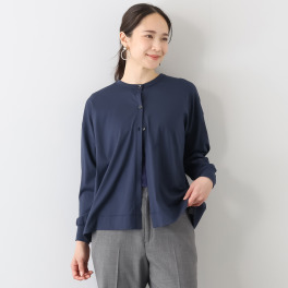 エイガールズ スビン綿混 ＬＯＴＵＳ　ＨＡＮＥ カーディガン
