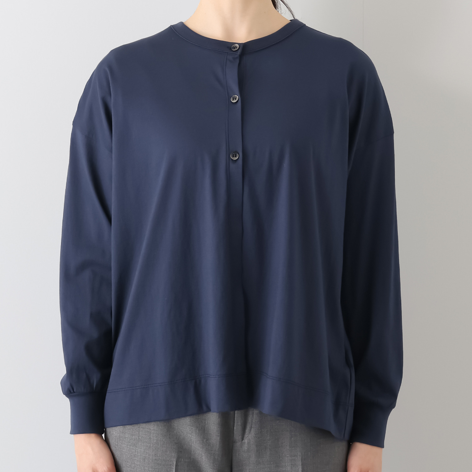 エイガールズ スビン綿混 ＬＯＴＵＳ　ＨＡＮＥ カーディガン