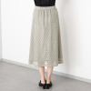 メゾン馬里邑 オーナメント カットワークレース スカート