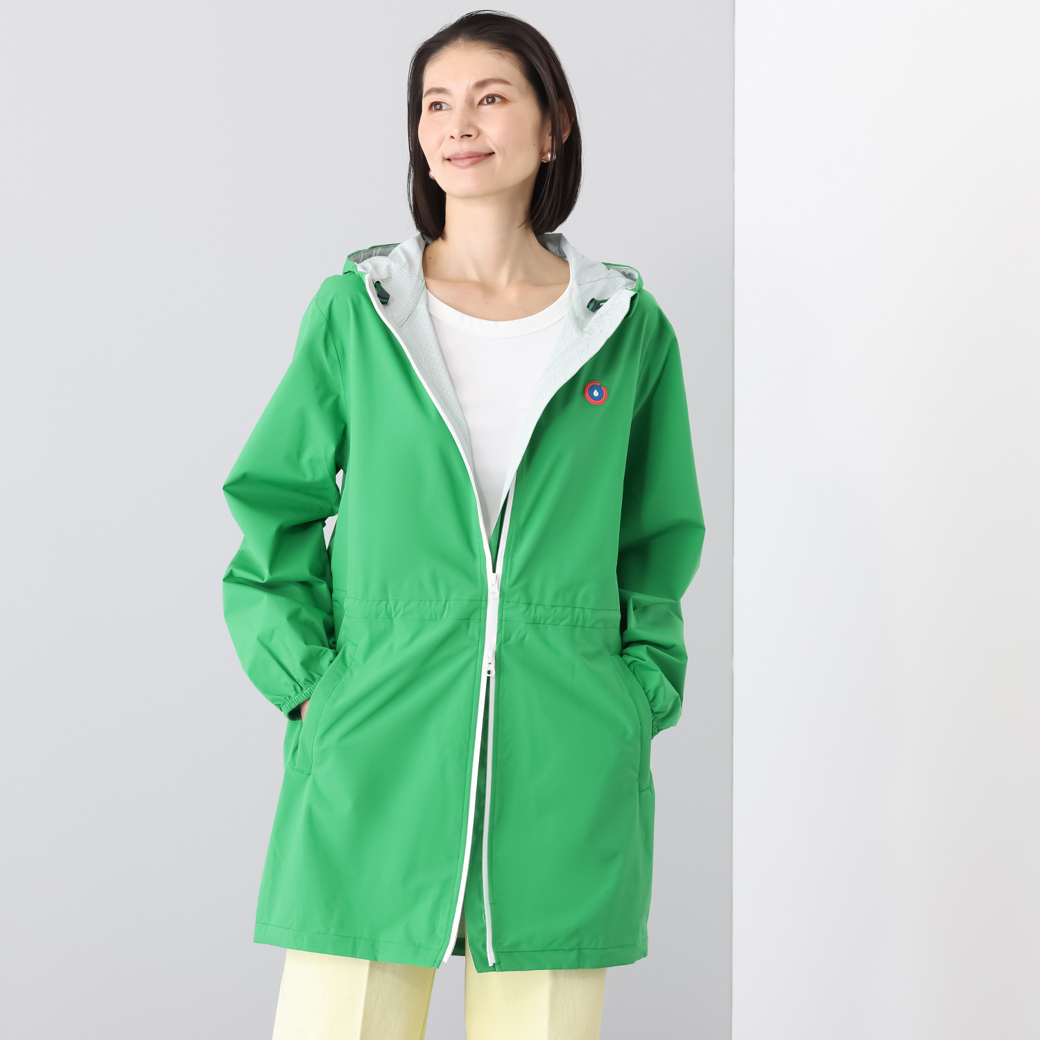 フロット はっ水 パッカブル フーディーコート